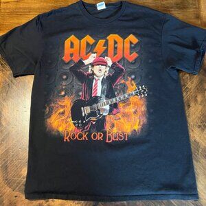 Vintage AC/DC Rock or Bust T-shirt